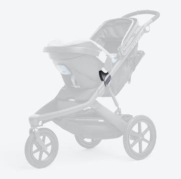 2206012 | cybex|||Cybex adapter attached to a carseat